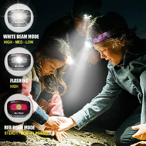 LED Headlamp, Super Bright Headlight Flashlight, Kids & Adults Outdoor Use - color: Camo
