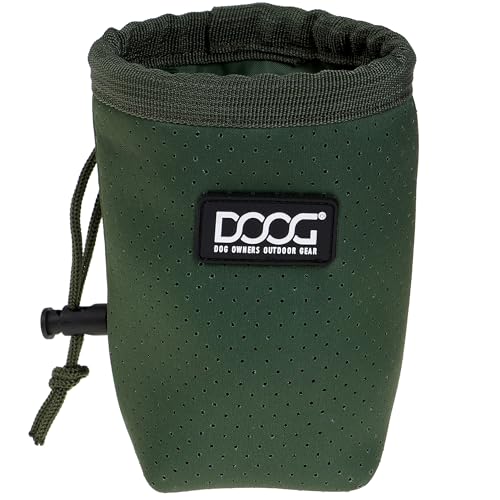 DOOG Treat & Training Pouch - Green | Clip-On Pouch for Dog Walks & Training - color: Green, size: Small