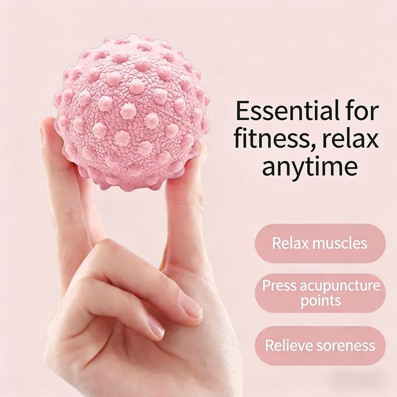 Spiky Massage Fascia Ball – Deep Tissue Muscle Relaxation Ball for Fitness & Recovery