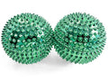 2X Spiky DBT Skill Balls | Magnetic Stress Relief Balls | Spiky Massage Balls for Relaxation, Tension Release, Focus & Mobility (Green, 2 Inch) - color: Green, size: 2 inches