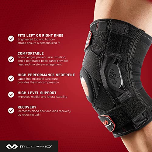 McDavid Hinged Knee Brace for Men and Women, Knee Support & Stabilizers - size: Medium