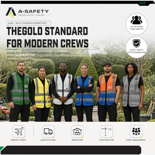 small womens safety vests green - color: Green, size: Small