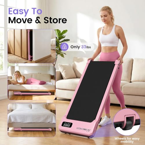 Walking Pad Vibration Plate Combo, Under Desk Treadmill with 12% Incline