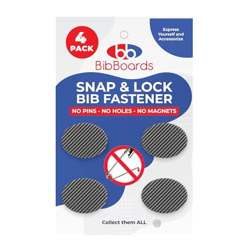 BibBoards bibSNAPS Race Bib Clips, Carbon Fiber, 4 Pack - color: Carbon Fiber