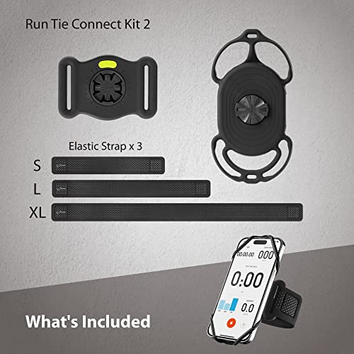Bone Run Tie Connect Kit 2, Quick Release Running Phone Armband