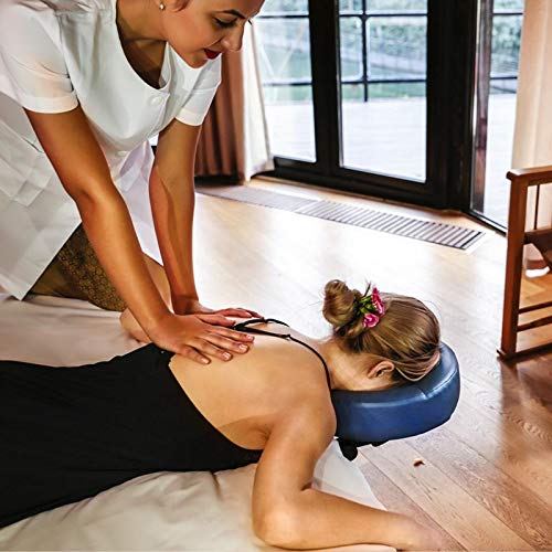 Home Use Sleeping Mattress Top Massage Kit-Adjustable Headrest Face Pillow Cradle & Face Cushion Support Bracket, Head Face Rest Support- Eye Surgery Recovery - Cream - color: Cream