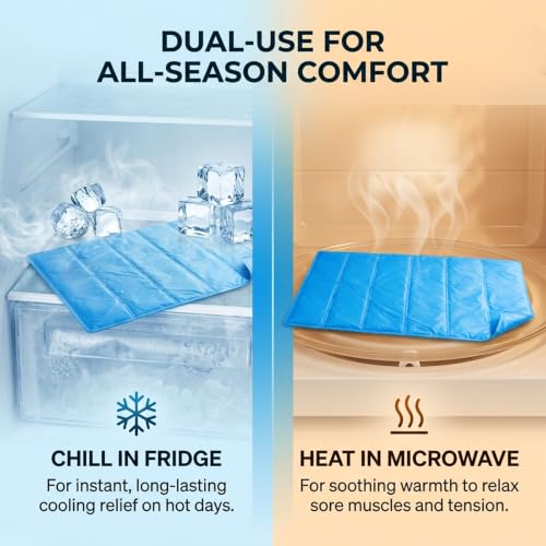 35"x23" Extra Large Full Body Ice Pack - Reusable Gel Cold Pack for Back, Hip, & Leg Pain Relief - Flexible Cold Therapy Wrap for Muscle Soreness, Injury Recovery & Relaxation