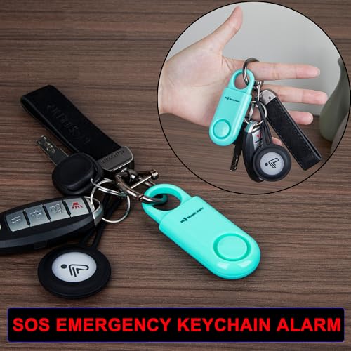 2 Pack Personal Alarm Replaceable Battery | Ultra-Lightweight 0.7 oz - color: Aqua