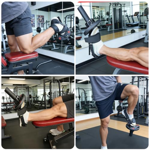 Tib Bar Tibia Dorsi Calf Raise Machine with Straps Fits 2" Weight Plates