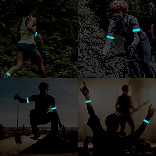Night - time Outdoor Gear, Including an LED Reflective Vest and a Set of LED Reflective Wristbands (2pack), with Universal USB Charging, Suitable for Walking, Running and Cycling.