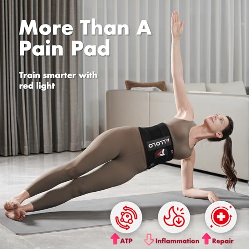 ALLOLO Red Light Therapy for Body, 3 in 1 LEDs Red Light Therapy Belt - size: 16.7"*7.9"