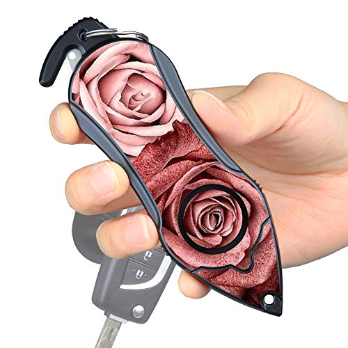 Stinger USA 140dB Siren Personal Safety Alarm Keychain Emergency Tool - color: Twin Rose
