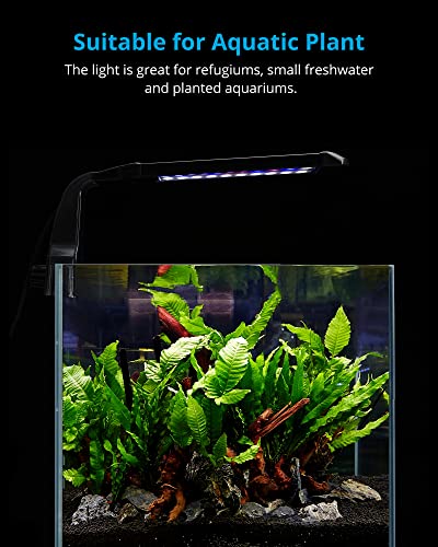 NICREW Clip-on Planted Aquarium Light for Fish Tank - size: For Plants