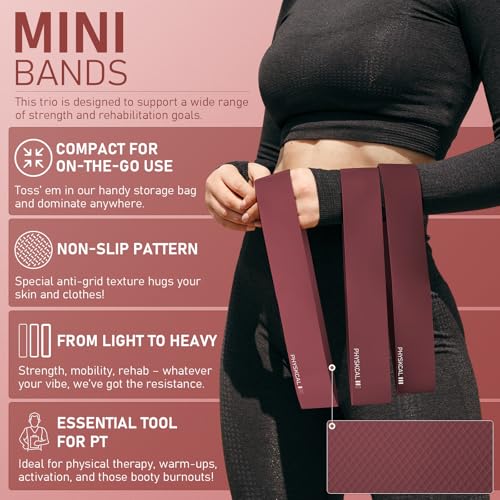 PhysKcal Pilates Kit, 15-Inch Pilates Ring with 1x Pilates Ball & 5X Bands - color: Plum