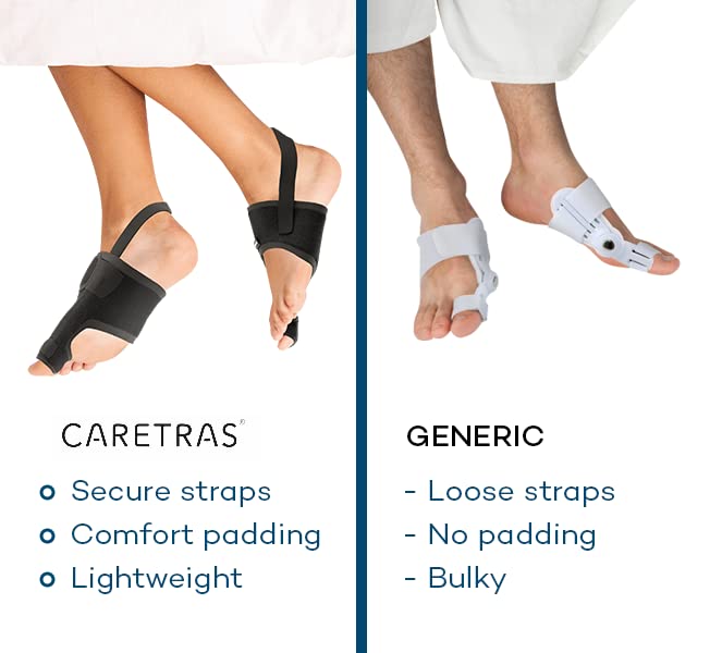 Caretras Bunion Corrector for Women & Men, Hammer Toe Straightener L&R Pair