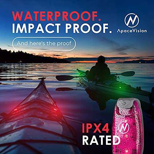 LED Safety Light (2 Pack) with Bonus Items – Clip On Strobe/Running Lights for Runners, Dogs, Bikes, Walking and More - color: Pink