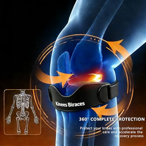 Patellar Tendon Support Strap 2 Pack,Knee Brace for Women Men.Built-in Meniscus Protection Bar, Offers Relief from Meniscus Tear and Knee Pain.Patella Stabilizer Knee Brace for Running, Basketball, Jumpers Knee, Tennis, Volleyball & Squats.