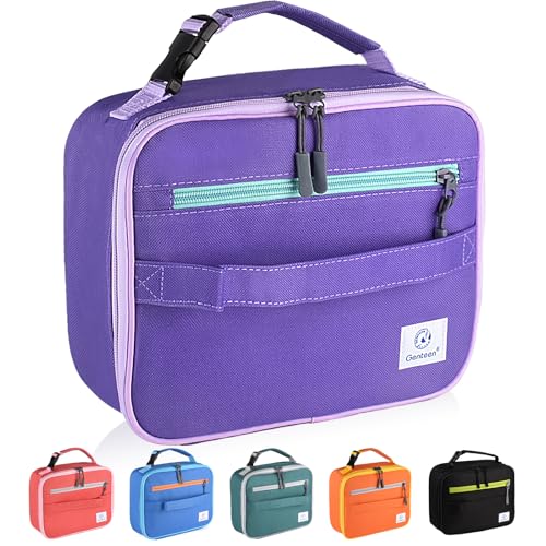 Genteen Kids Insulated Lunch Box for Boys Girls,Back to School,Office - color: C-1pk Purple