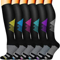 COOLOVER Compression Socks for Women and Men - Best for Circulation, Running, Athletic, Recover, Nurse, Travel - color: A1