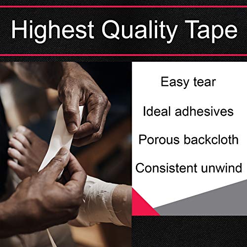 Cramer Taping Kit, Athletic Tape Kit & Supplies for Coaches & Athletic Trainers, 3 Rolls Cramer 950 Tape, 1 Roll Tape Underwrap, 1 Roll Cohesive Self-Stick Tape, 1 Tape Cutter for Removal