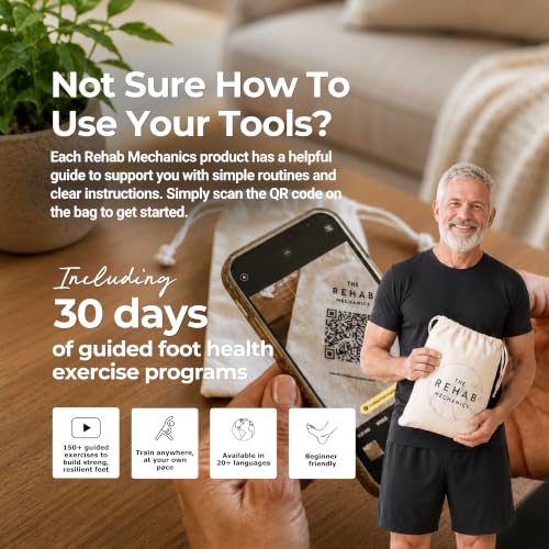 Foot Strength Bands – Latex Resistance Bands for Foot, Ankle & Toe Strength