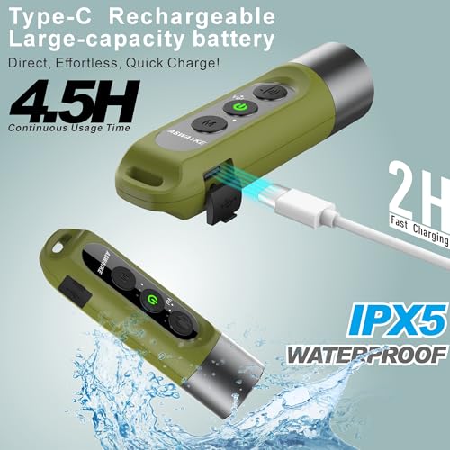 Electronic Whistle Highest IPX5 Maximum Sound 125db Battery 1000mAh Blue for Coaches Teacher, Sports Whistle - color: Green