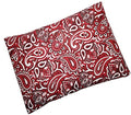 Microwavable Corn Filled Heating Pad and Cold Pack/Washable 100% Cotton Cover (Bandana - Shiny Red, 7.5in W x 11in L) - size: 7.5in W x 11in L, style: Bandana - Shiny Red
