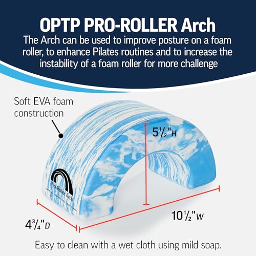 OPTP PRO-Roller Arch – Foam Roller Support, For Half-Round & Round Rollers