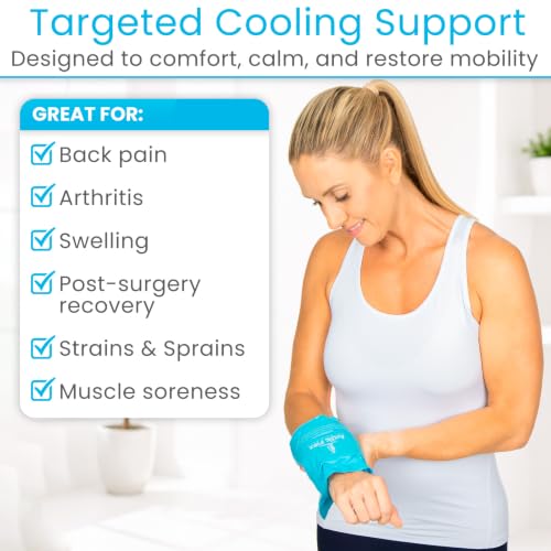 Arctic Flex Ice Packs for Injuries Reusable (10" x 6") - Flexible Hot Cold - size: Large (Pack of 1)