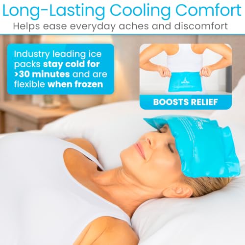 Arctic Flex Ice Packs for Injuries Reusable (10" x 6") - Flexible Hot Cold - size: Large (Pack of 1)