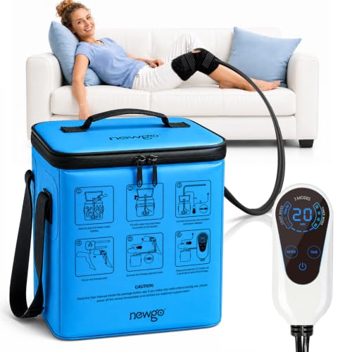 NEWGO Ice Machine for Knee After Surgery, Portable Cold Therapy Machine