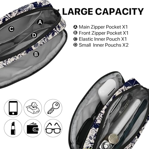 Bat Fanny Pack Women Fashion Belt Bag Waterproof Adjustable Strap Waist Pouch Casual Workout Travel Cycling Running - color: White