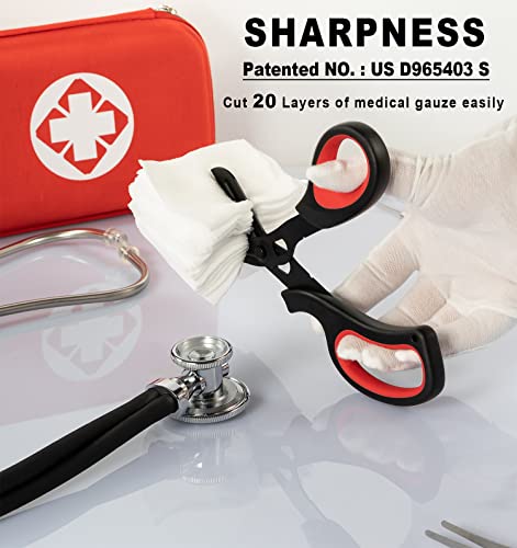 MEUUT Medical Scissors 2-Pack Trauma Shears for Nurses EMT All Purpose