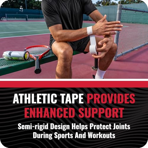 RockTape Go Taping Kit – Athletic Tape, Underwrap, Self-Stick Tape, and Scissors in Portable Case – Sports Tape Set for Joint Support, Training, and On-the-Go Taping Needs