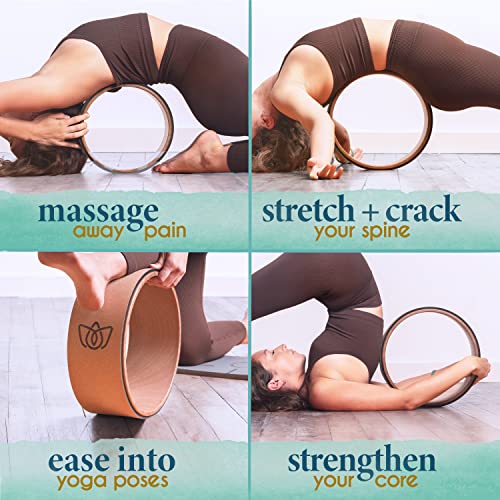 Florensi Yoga Wheel 3-Pack Back Roller & Stretcher for Pain Relief