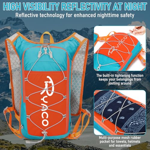 RYACO Running Hydration Vest , 2L Leak‑Proof Water Bladder for Running - color: Orange