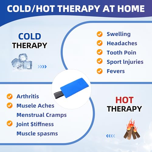 Ice Pack for Injuries, Reusable Hot and Cold Pack for Shoulder, Knee, Ankle,Elbow,Back, Adjustable Gel Ice/Hot Pack Wrap