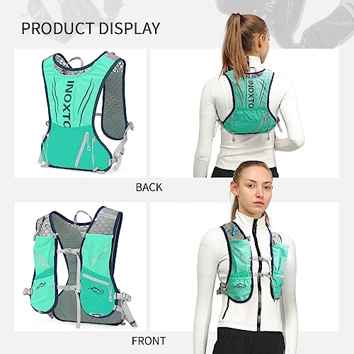 IX INOXTO Running Hydration Vest for Men Women Water Backpack for Running 3L Running Hydration Pack for Trail Running Marathon Race Hiking