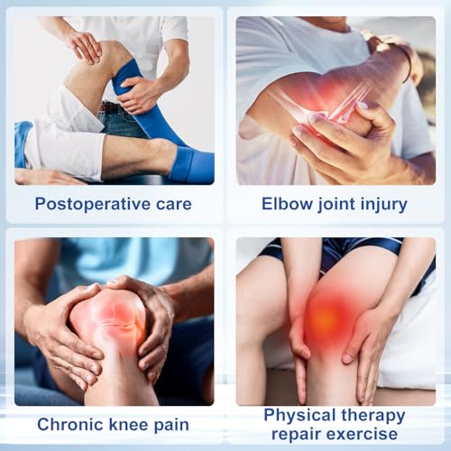 Cold Therapy Knee Ice Machine for After Surgery, Portable Cooling Therapy Device with Adjustable Timer, Supports All-Night Continuous Working, Ideal for Knee/Ankle/Shoulder/Waist Relief