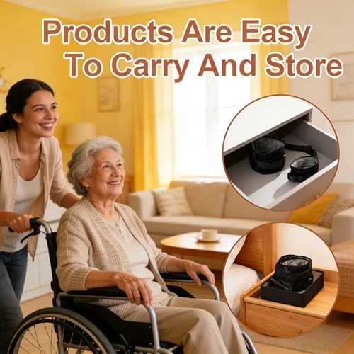 Leg Lifter Strap, 4 Handles, Thigh Lifter for Hip Knee Replacement