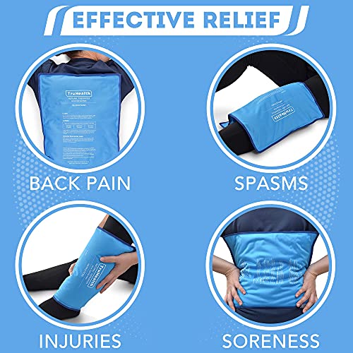 Reusable Gel Ice Packs, Shoulder and Knee Wrap, XL, 2-Pack, Blue - style: Extra Large (2 Per Pack)