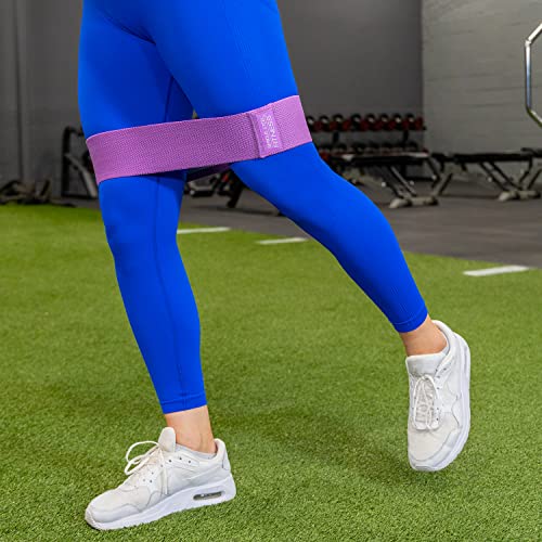 Serious Steel Fitness Hip and Glute Activation Band | Squat & Deadlift Warm-up Band for Hips and Glutes - color: Non-Slip Three Pack (Green-Light, Pink-Medium, Purple-Heavy)