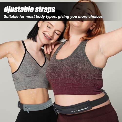 2 PCS Slim Running Belt Fanny Pack Running Phone Holder Runners Pouch