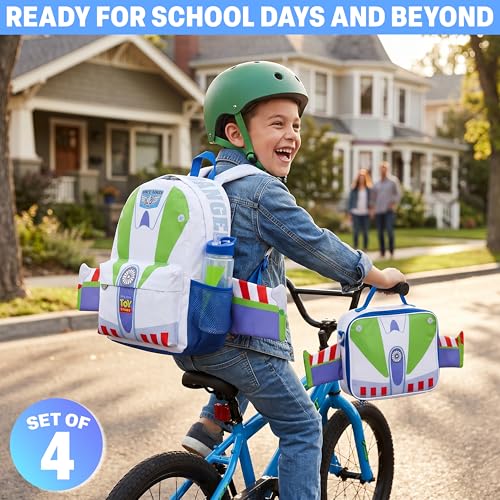 Get Trend Disney Toy Story Buzz Lightyear Boys Backpack, 4 Piece Set - color: Multi Buzz