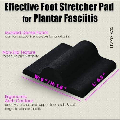 Plantar Fasciitis Relief Foot Stretching Pad for Plantar Fasciitis and Achilles tendonitis Relief Strengthening and Mobility Tool Improve Big Toe Flexibility Calf Stretcher for Foot Pain Recovery