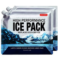 Reusable Ice Packs for Coolers Long Lasting Gel Freezer Packs for Cooler Bag Lunch Box,Keeps Food Cold Fresh (Small Set of 2P) - size: Small-2pk