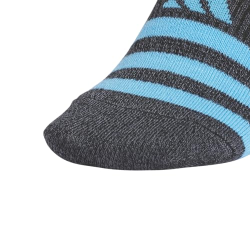 adidas Women's Superlite Super No Show Socks 6 Pairs - color: Black/Lucid Aquamarine/Flash Aqua Blue/3