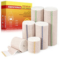FRESINIDER Premium Elastic Bandage Wrap, 6-Pack Mix, Hook-and-Loop Closure - color: 6 Pack Mix (2, 4, 6 Inches)