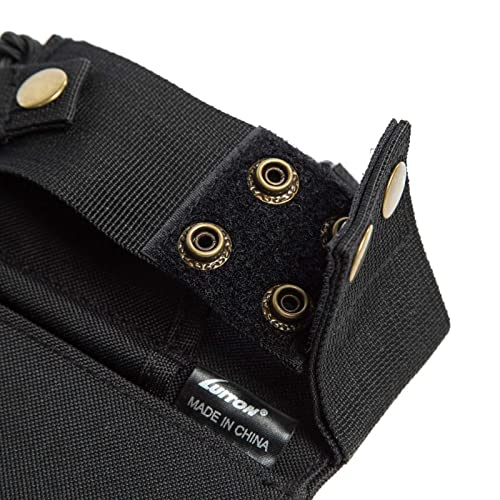 Radio Shoulder Holster Chest Harness Holder Vest Rig for Two Way Radio Chest Front Pack Pouch Walkie Talkie Case with Front Pouches for Kenwood Arcshell Retevis Baofeng UV-5R F8HP UV-82 888S (2Pack) - color: black 2pack
