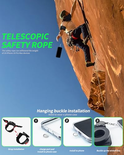 Running Phone Armband & Wristband Holder, N52 Magnetic+Anti-Drop Lanyard
